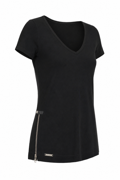 DEEP V NECK S/S T-SHIRT