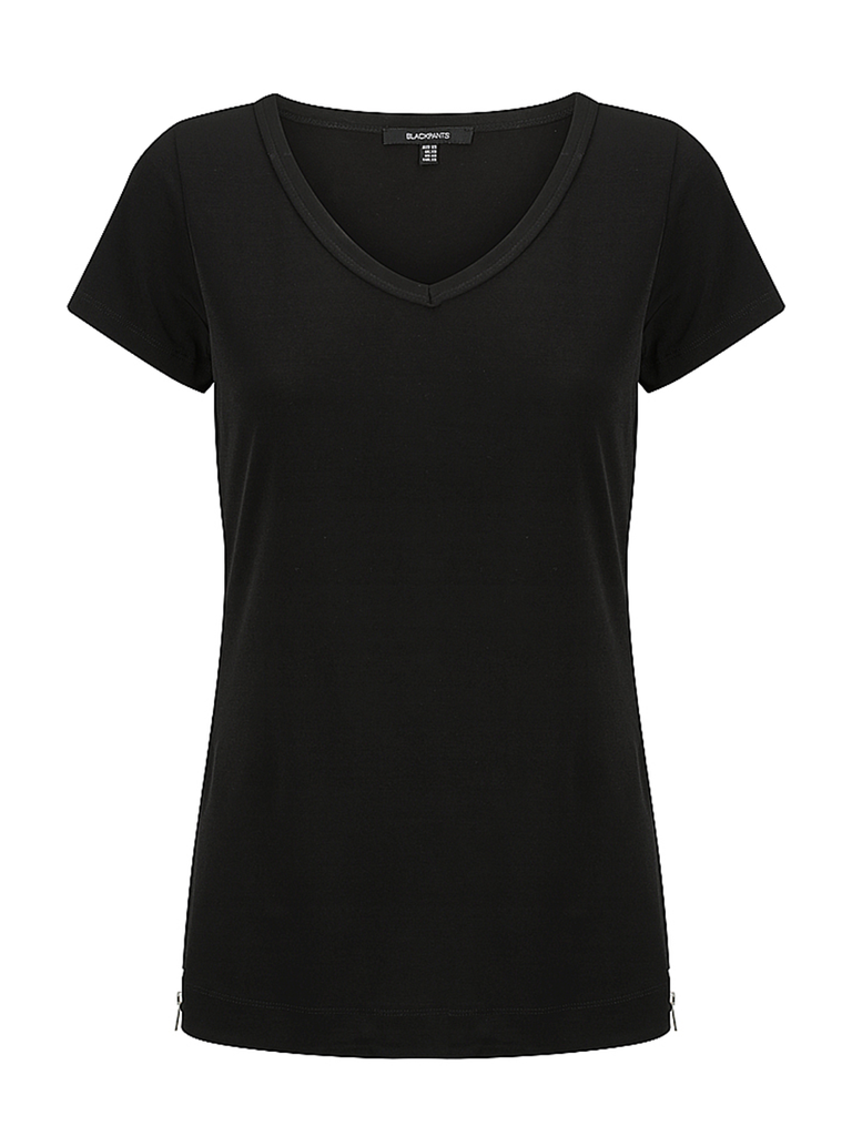DEEP V NECK S/S T-SHIRT
