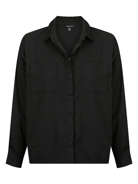 SIDE ZIP DRAPE L/S T-SHIRT
