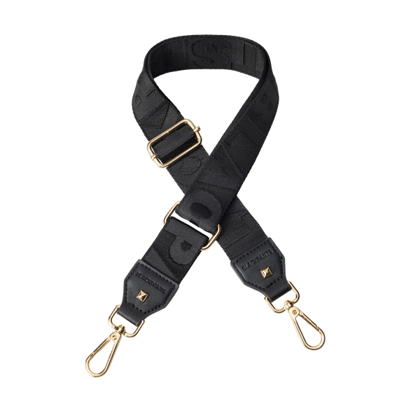 Apron & Straps - Black with Gold Hardware
