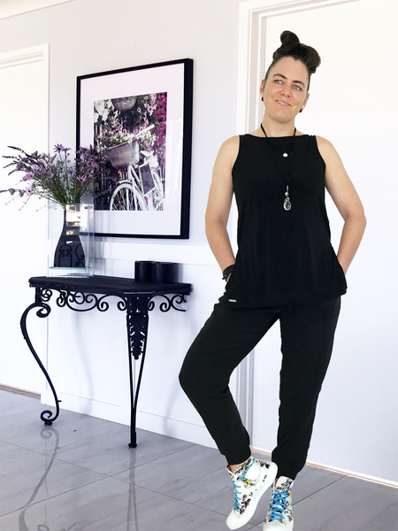 Long Layer Singlet (Small) & Jogger Pant (AU10/US06)