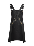 Apron & Straps - Black with Gold Hardware