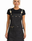 Apron & Straps Bundle - Black & Gold with Gold Hardware