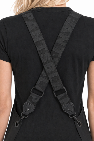 Apron & Straps - Black with Black Hardware