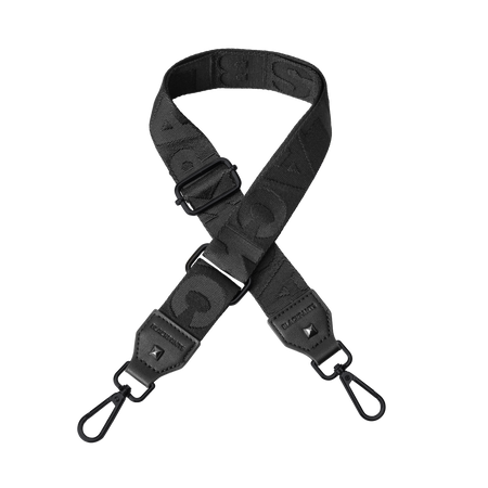 Apron & Straps - Black with Silver Hardware