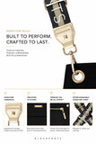 Apron & Straps Bundle - Black & Gold with Gold Hardware