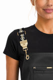 Apron & Straps Bundle - Black & Gold with Gold Hardware