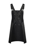 Apron & Straps - Black with Black Hardware