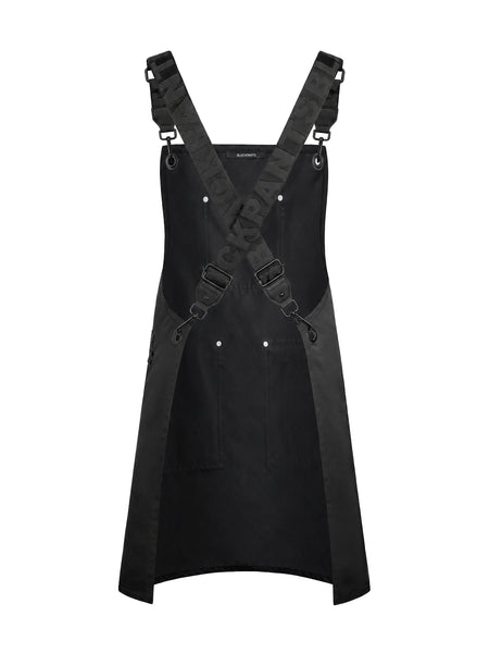 Apron & Straps - Black with Black Hardware