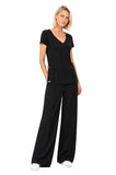 DEEP V NECK S/S T-SHIRT