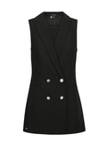Front product image of the BLACKPANTS Boston Vest featuring a matte finish, double-breasted button closure and tailored fit