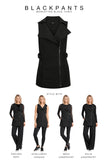 BLACKPANTS Manhattan Tunic Black styled with Chelsea Pant, Intelligent Legging, Mesh Undershirt and Solid Undershirt