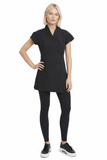 TOKYO WRAP styled with The Intelligent Legging for a sleek and comfortable salon uniform