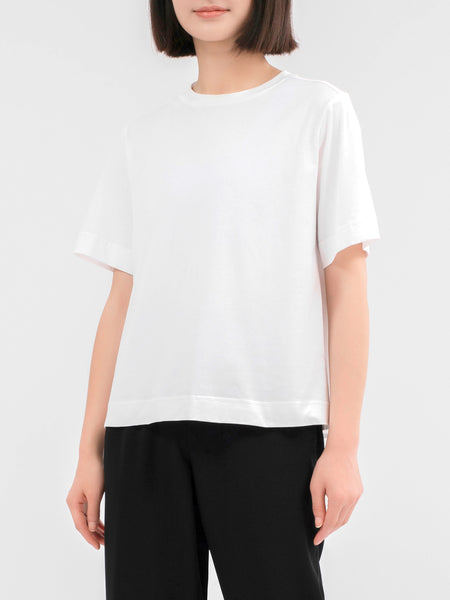 BOAT NECK FITTED T-SHIRT